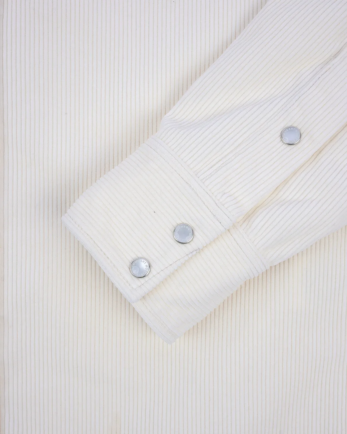 11oz Corduroy Western Shirt -  Off White
