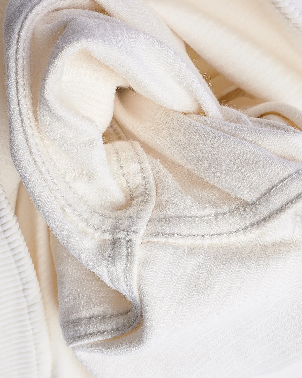 11oz Corduroy Western Shirt -  Off White