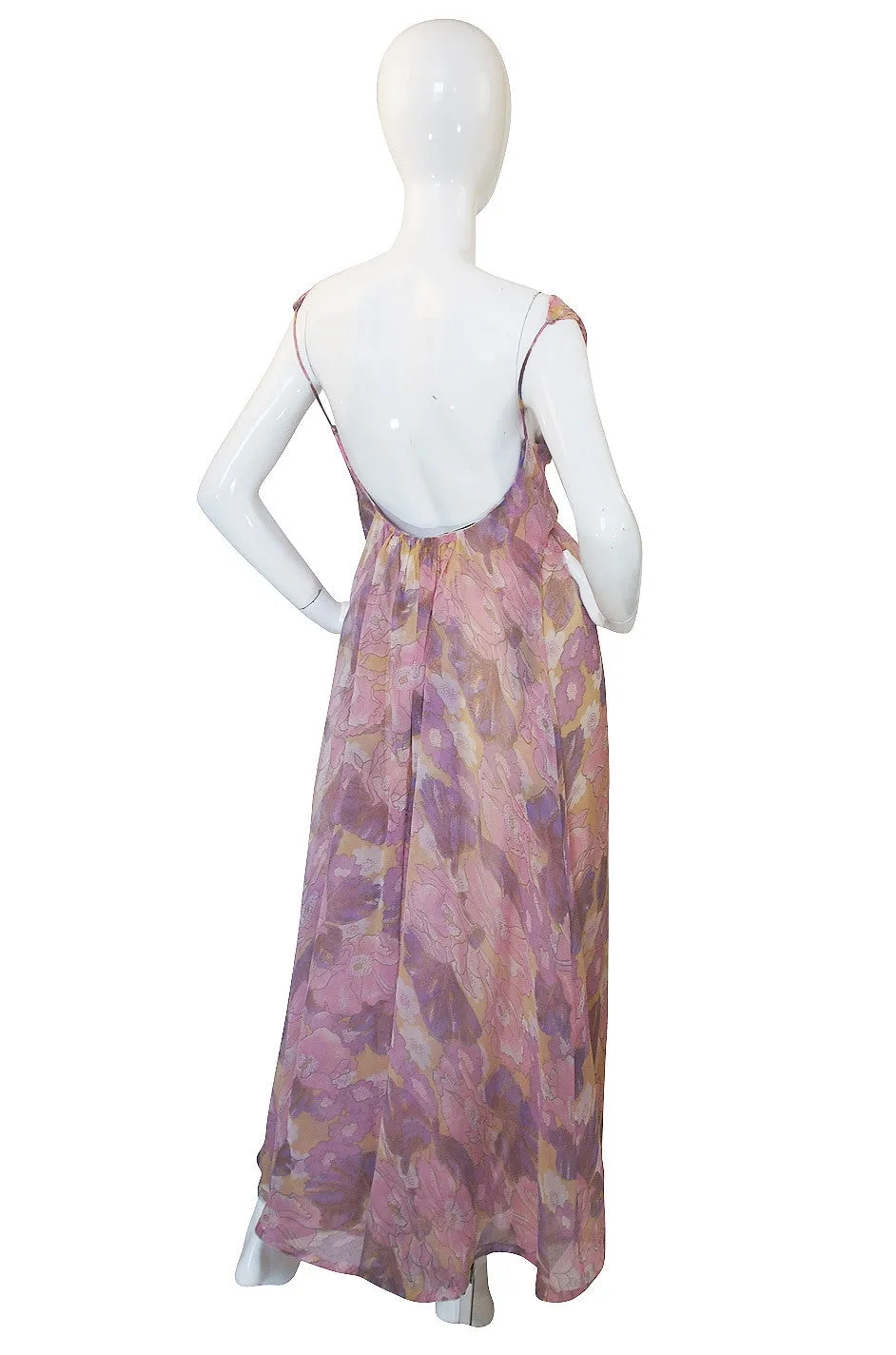 1970s Giorgio di Sant Angelo Backless Dress & Jacket