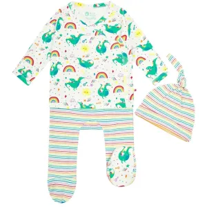 3 Piece Baby Set - Rainbow Dragon