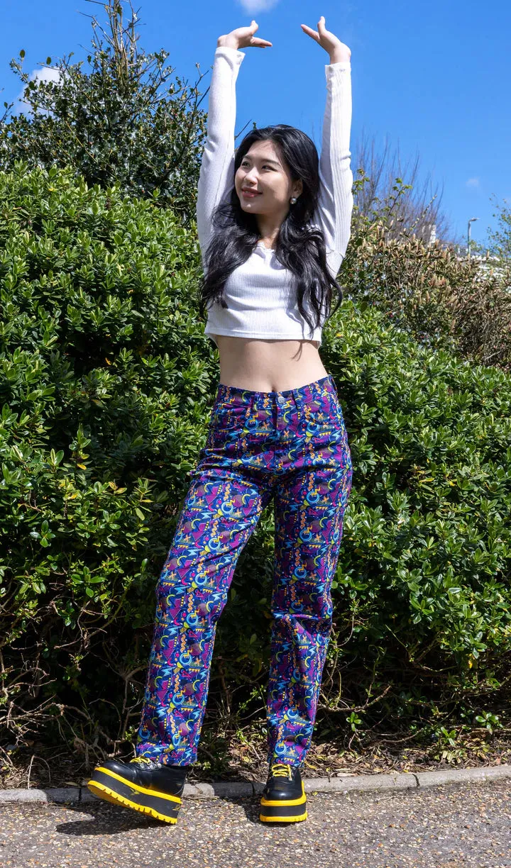 90's Arcade High Waist Straight Leg Jeans