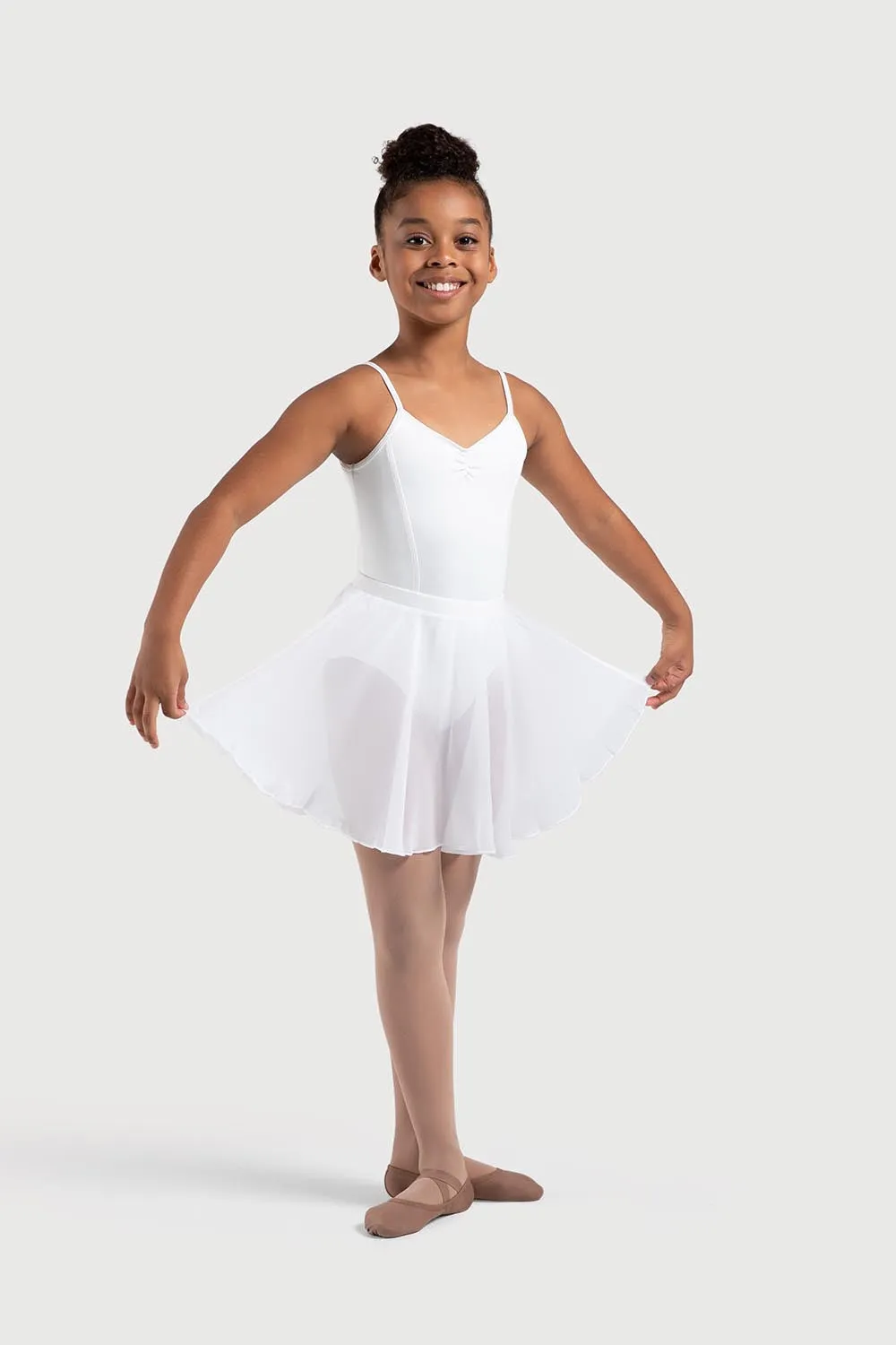 A0305G - Bloch Chayanne Chiffon Short Circle Girls Skirt