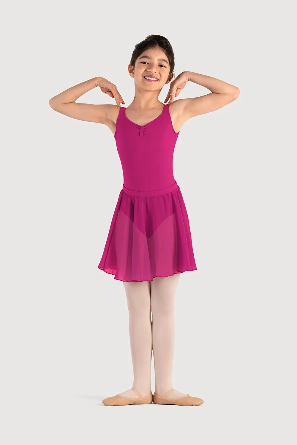 A0305G - Bloch Chayanne Chiffon Short Circle Girls Skirt