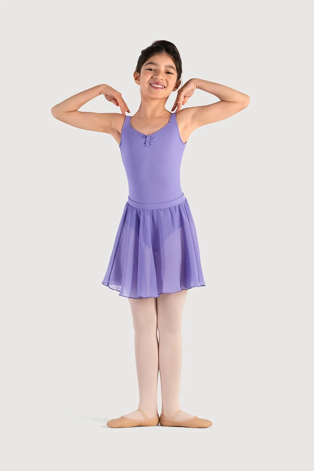 A0305G - Bloch Chayanne Chiffon Short Circle Girls Skirt