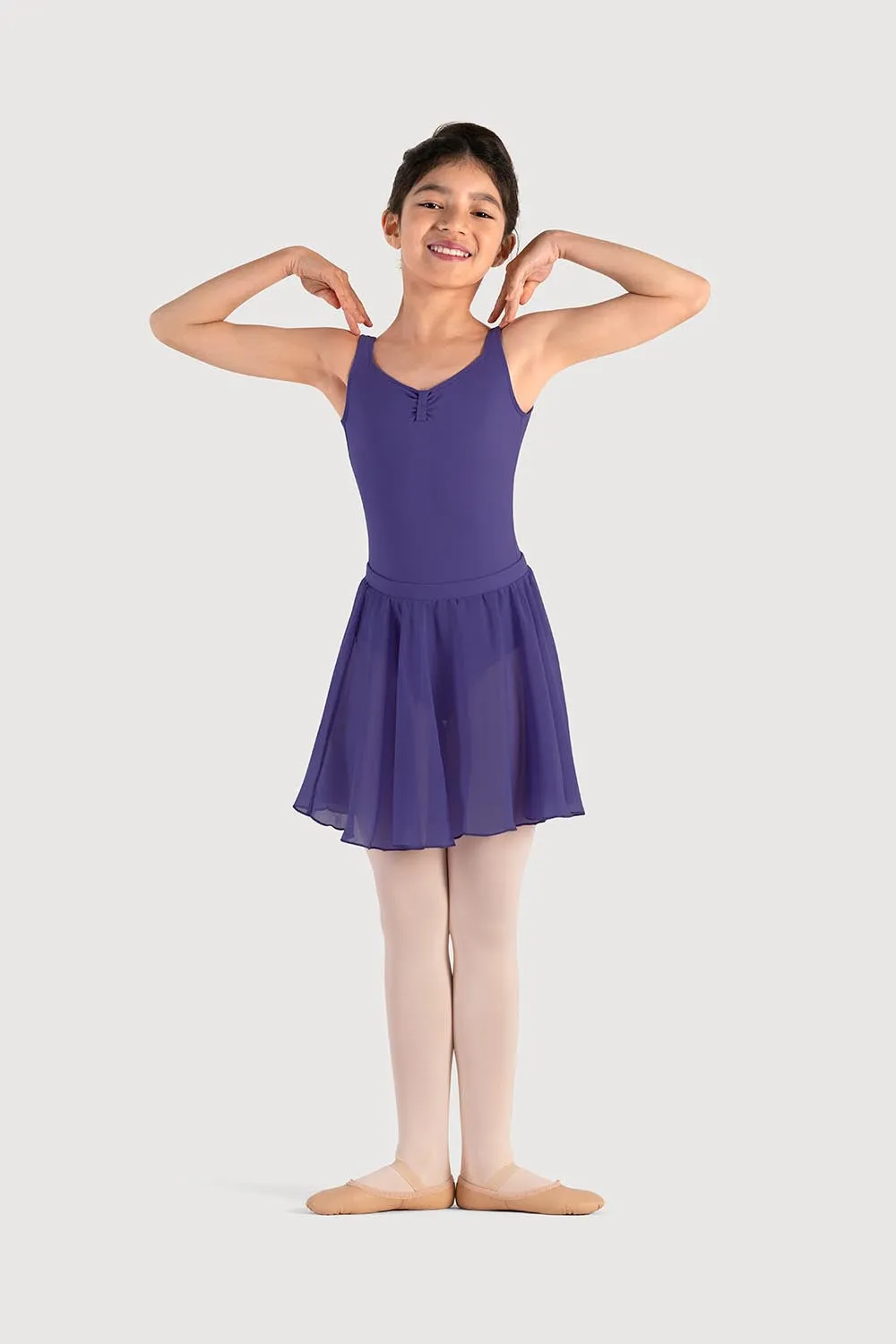 A0305G - Bloch Chayanne Chiffon Short Circle Girls Skirt