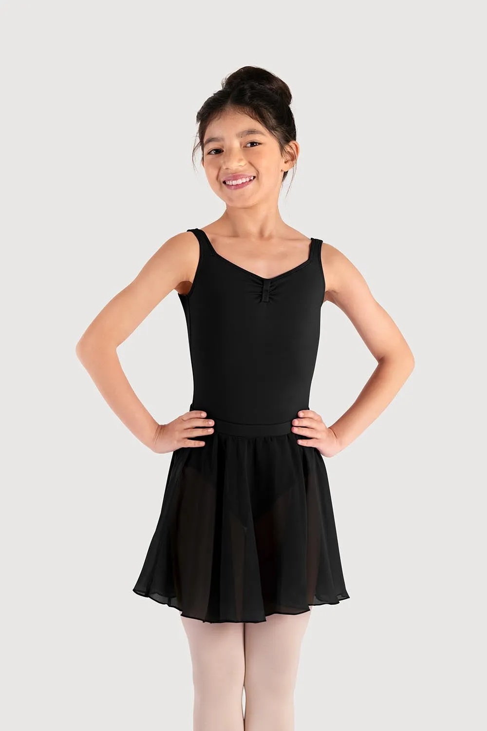 A0305G - Bloch Chayanne Chiffon Short Circle Girls Skirt