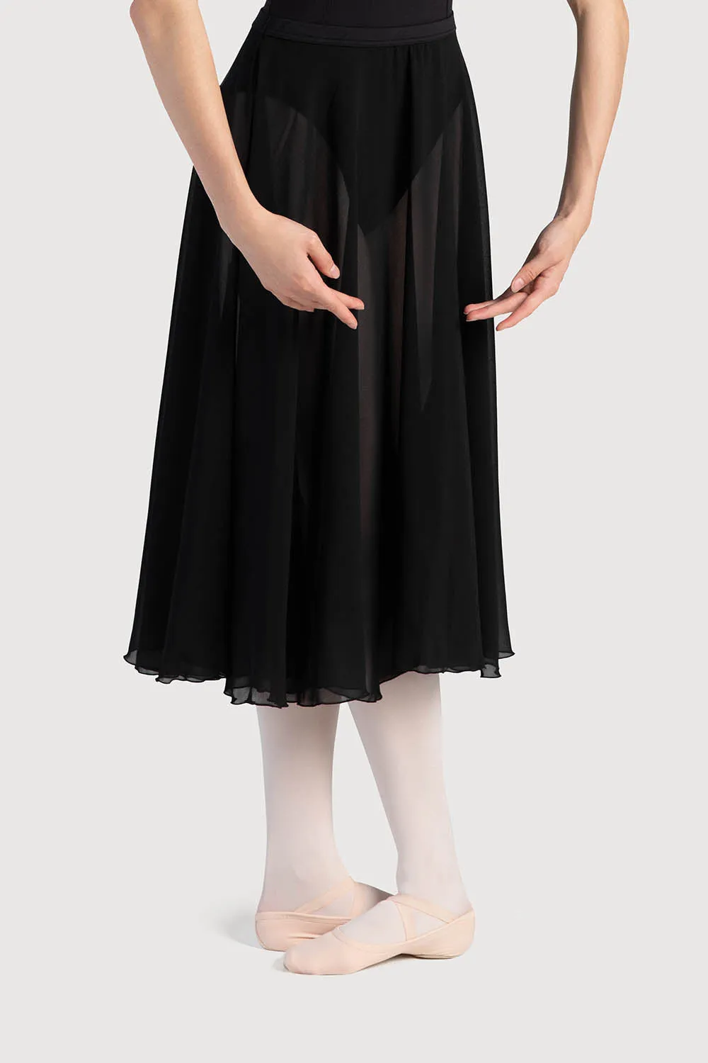 A0321L - Bloch Cambria Full Circle Chiffon Womens Skirt