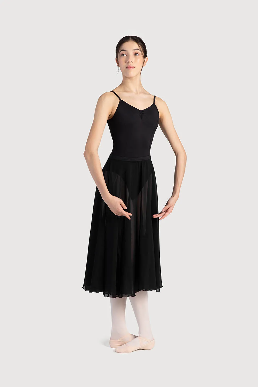 A0321L - Bloch Cambria Full Circle Chiffon Womens Skirt