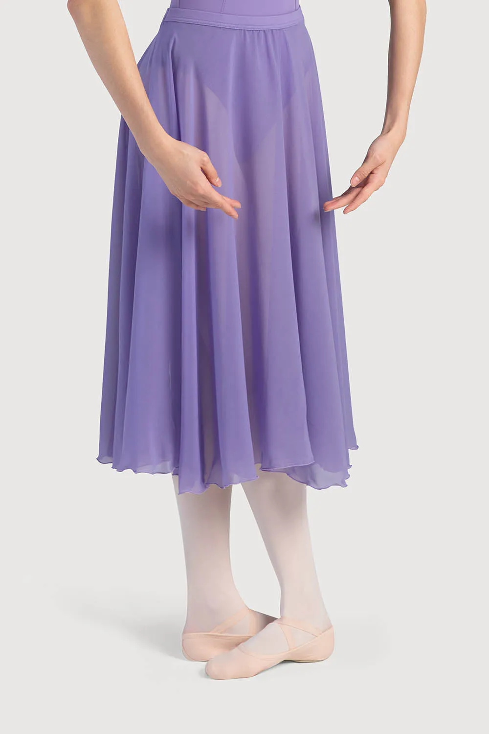 A0321L - Bloch Cambria Full Circle Chiffon Womens Skirt
