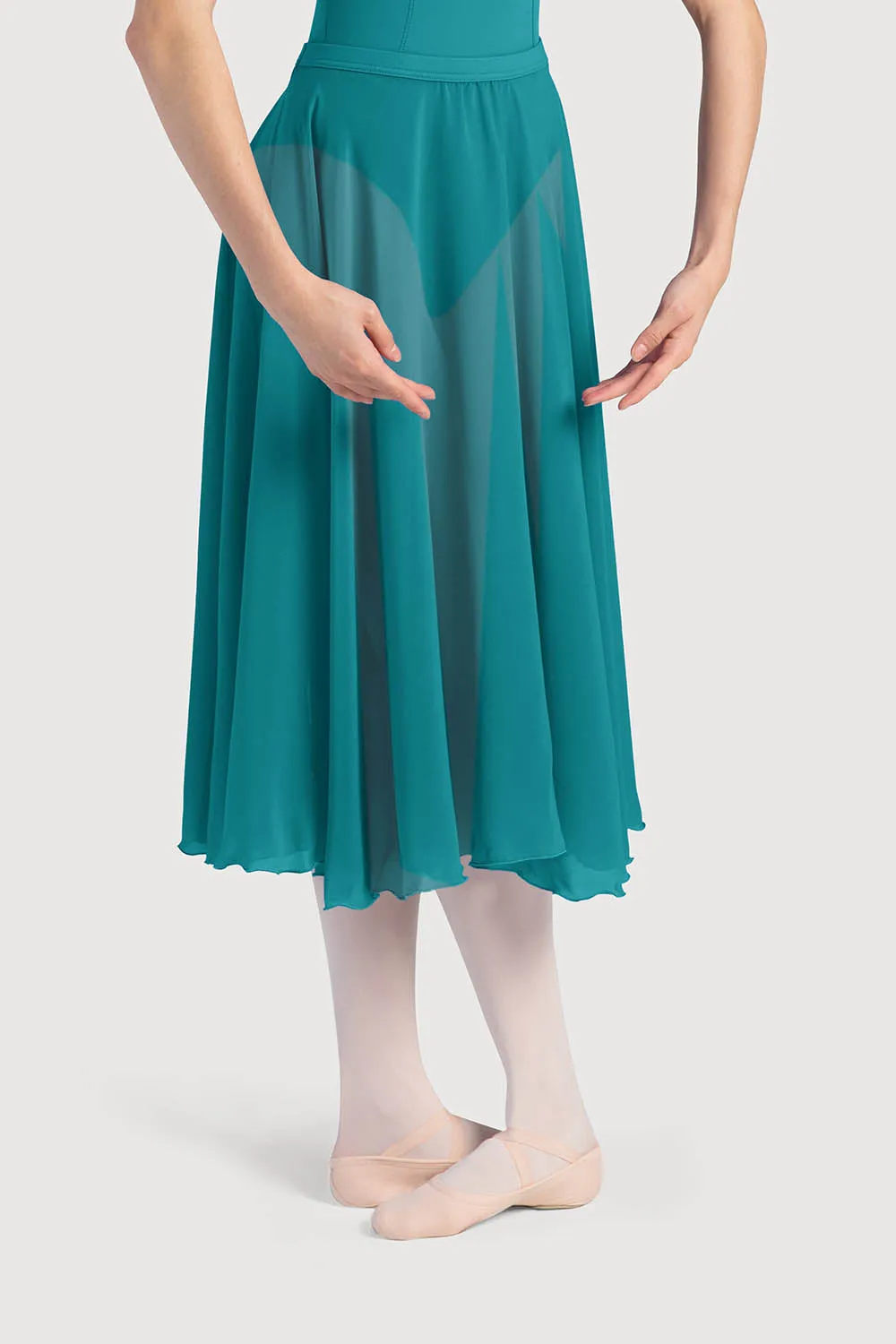A0321L - Bloch Cambria Full Circle Chiffon Womens Skirt