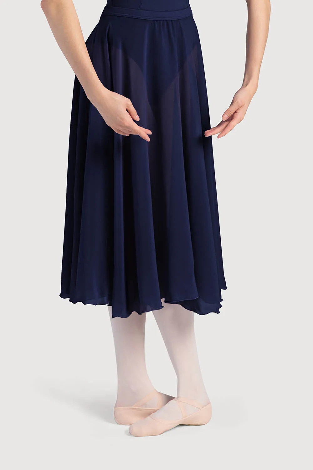 A0321L - Bloch Cambria Full Circle Chiffon Womens Skirt