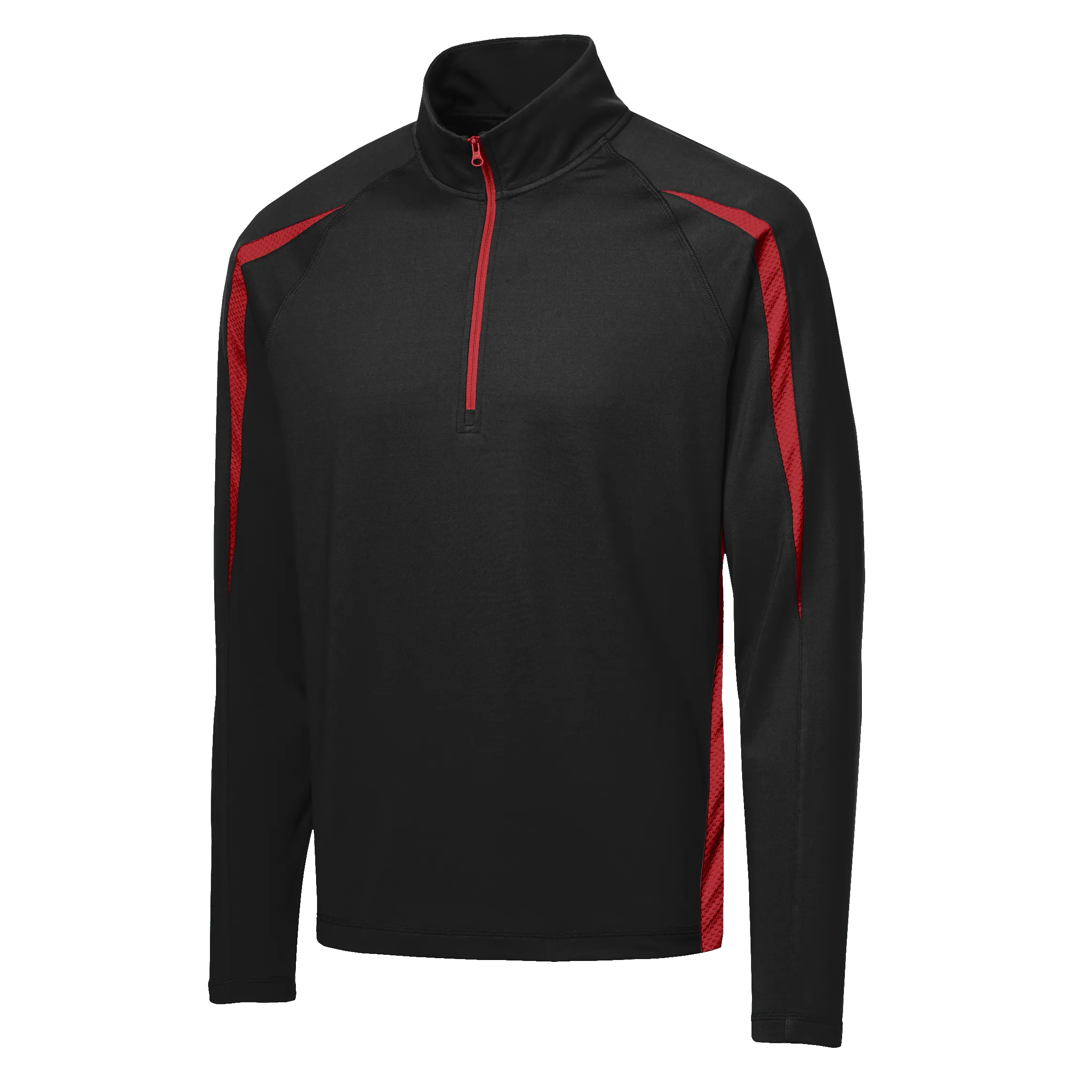 A1402 Mens Stretch 1/2 Zip Colorblock Pullover