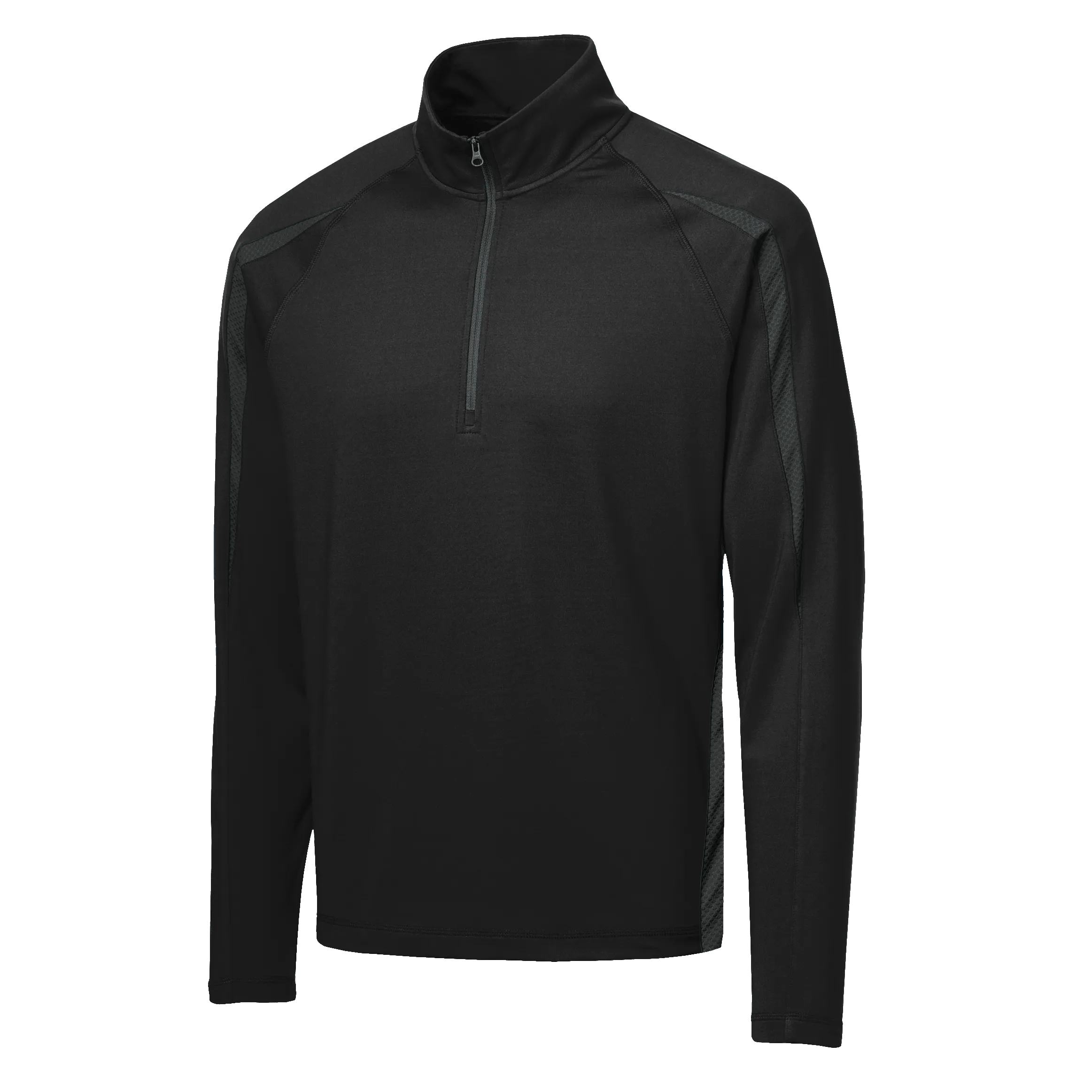 A1402 Mens Stretch 1/2 Zip Colorblock Pullover
