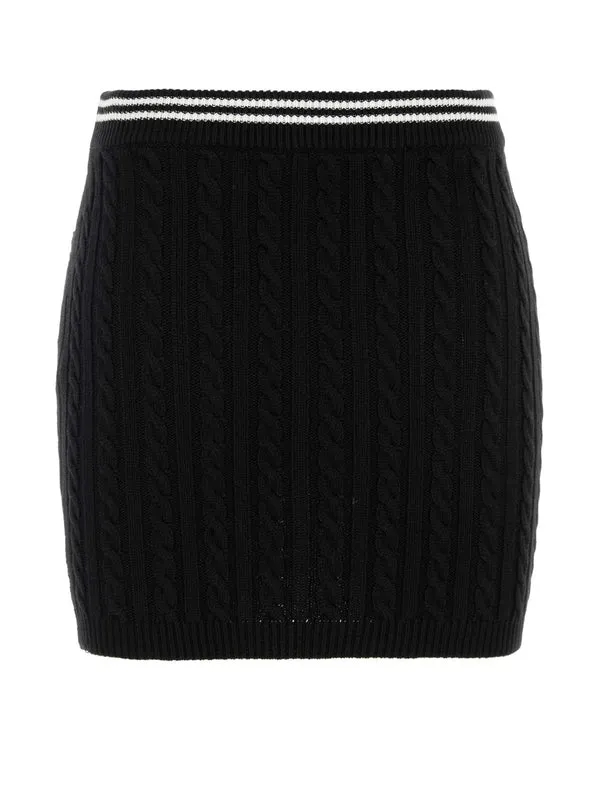 Alessandra Rich Black Skirts