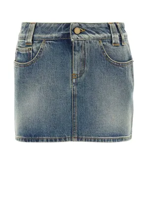 Alessandra Rich Blue Skirts