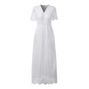 ARAGON Lace Maxi Dress