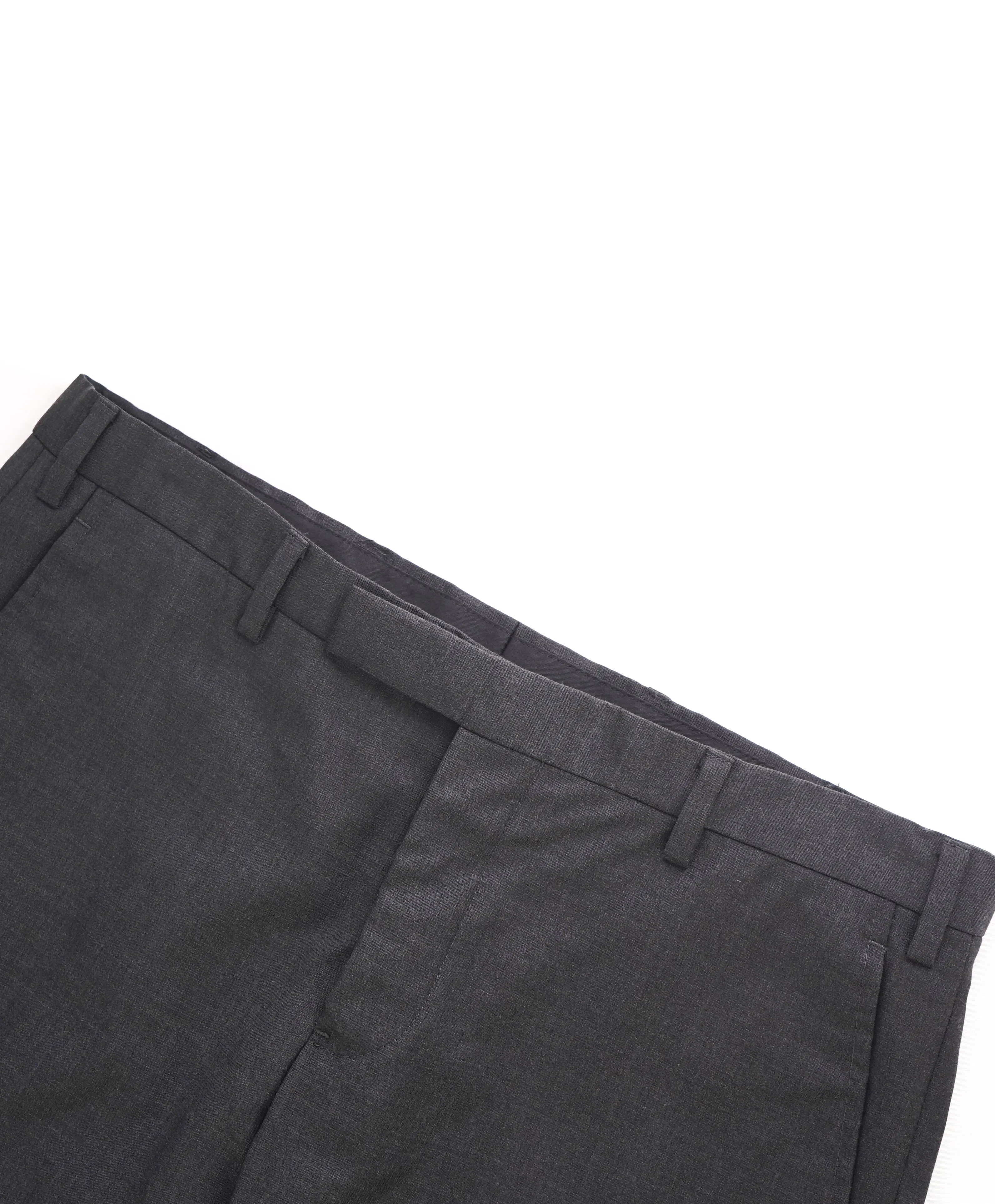 ARMANI COLLEZIONI - Charcoal Gray *CLOSET STAPLE* Flat Front Dress Pants - 32W