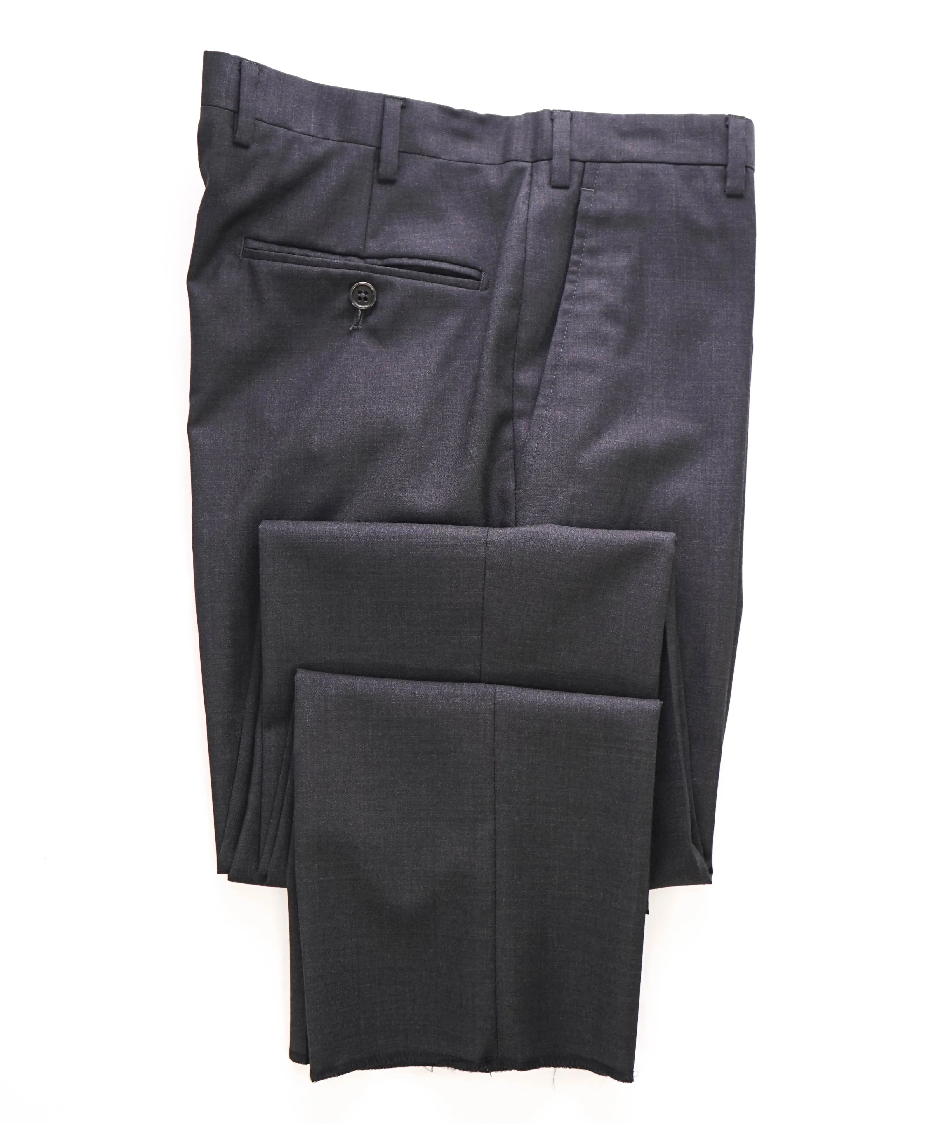 ARMANI COLLEZIONI - Charcoal Gray *CLOSET STAPLE* Flat Front Dress Pants - 32W