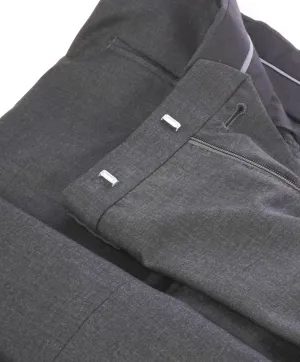 ARMANI COLLEZIONI - Charcoal Gray *CLOSET STAPLE* Flat Front Dress Pants - 32W