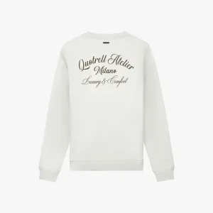 ATELIER MILANO CREWNECK | OFF WHITE/BROWN