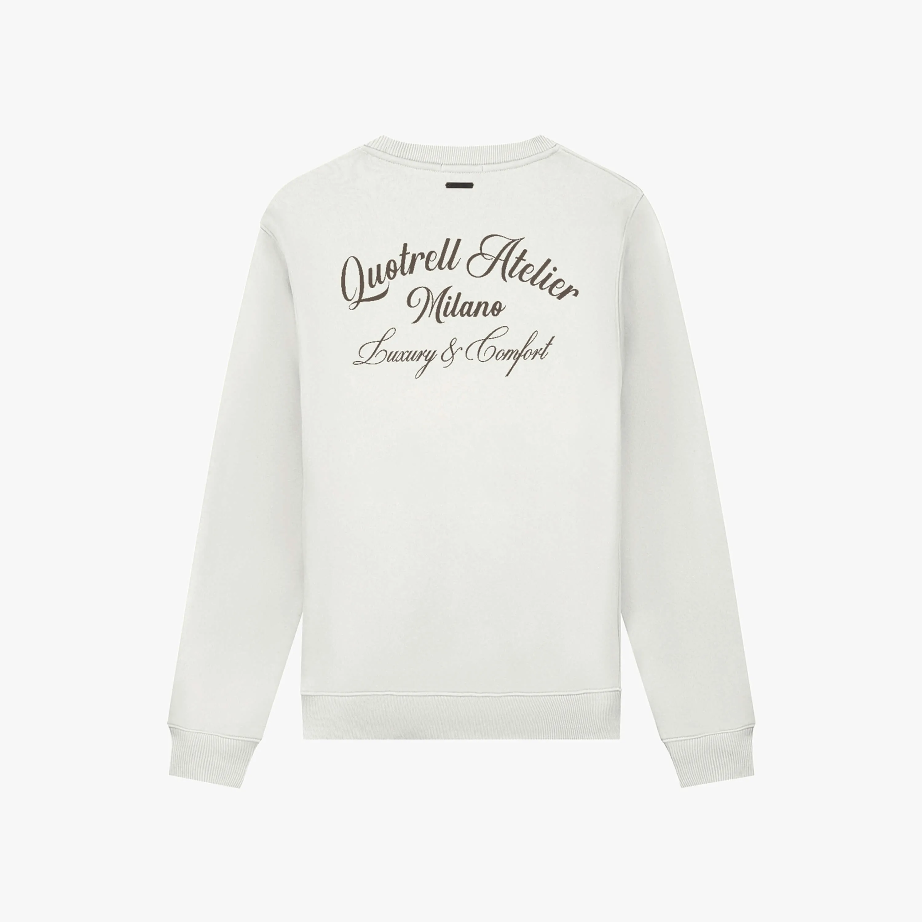 ATELIER MILANO CREWNECK | OFF WHITE/BROWN