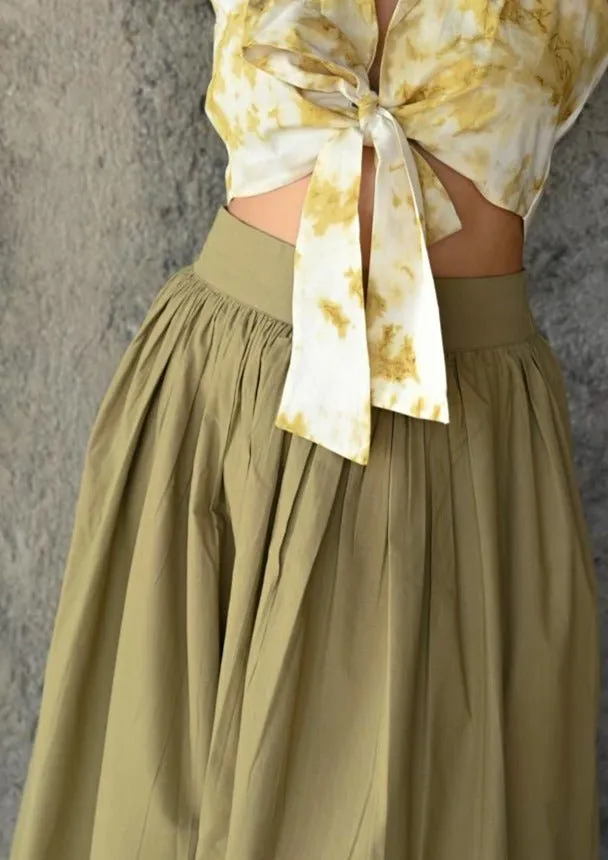 Aurora - Ankle length Flared Skirt