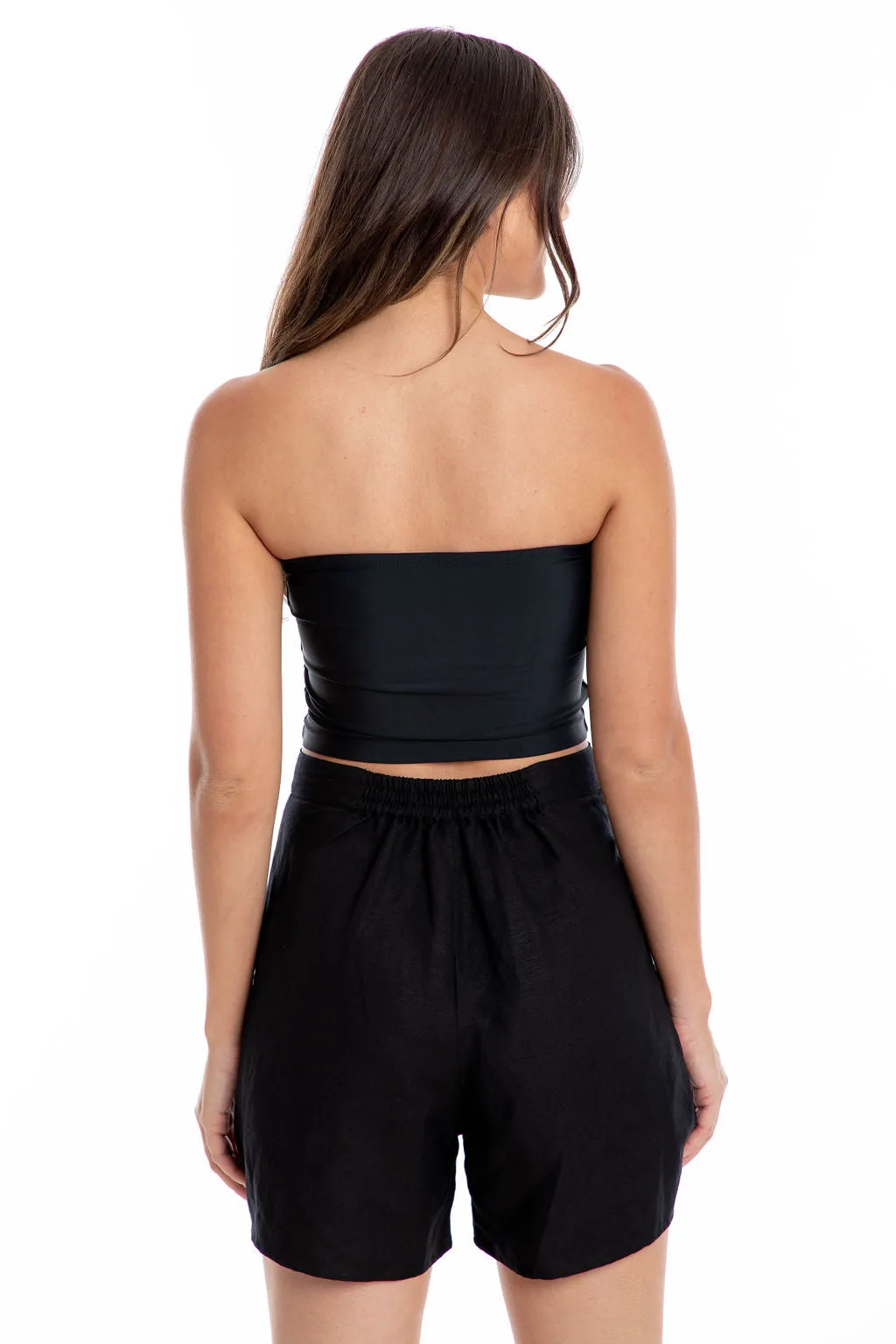 B021 Basic Bandeau Top - Black