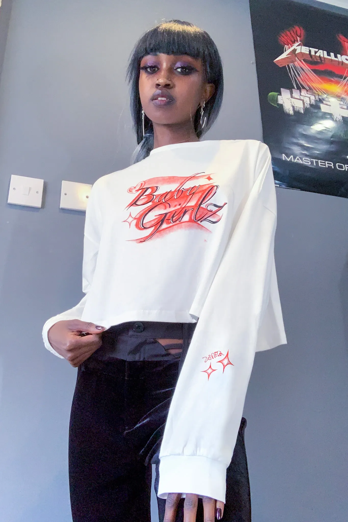 Baby Girlz Crop Long Sleeve