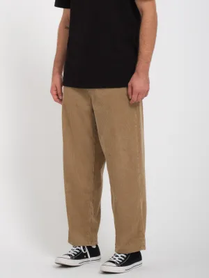 Billow Tapered Corduroy Trousers - Khaki