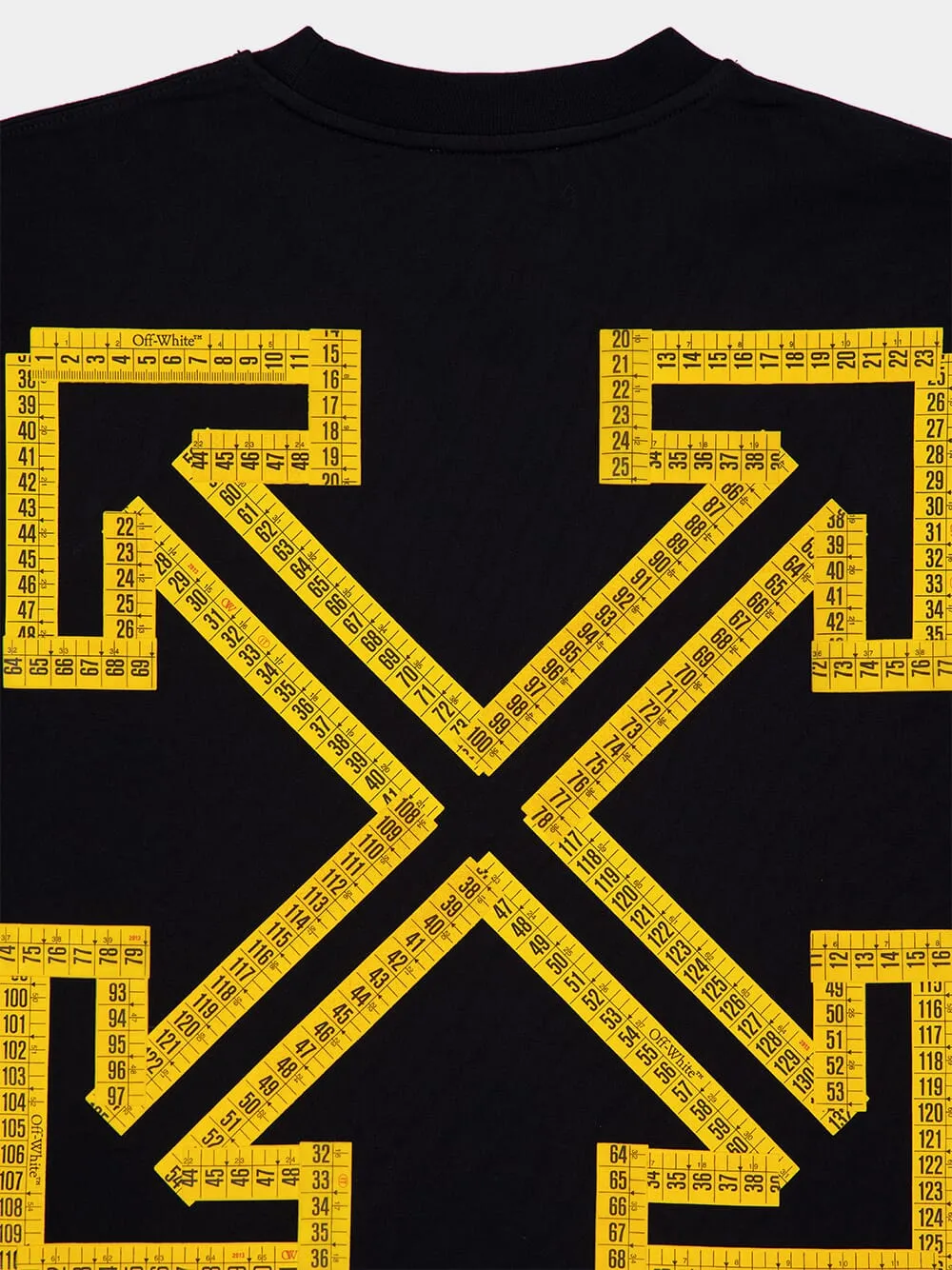 Black and Citrus Long-Sleeve Tape Arrow T-Shirt