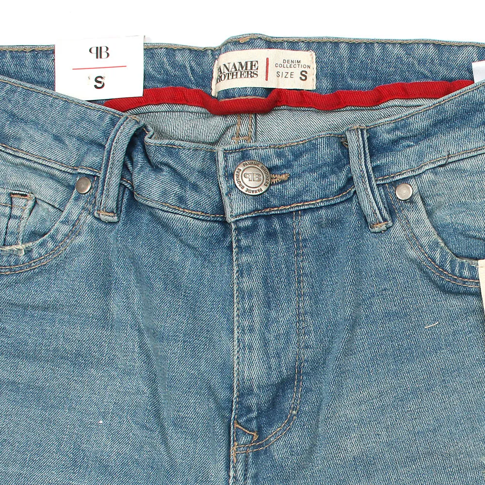 Blue Denim S Ripped Shorts