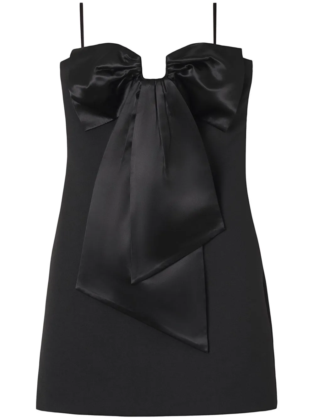 Bow detail mini dress