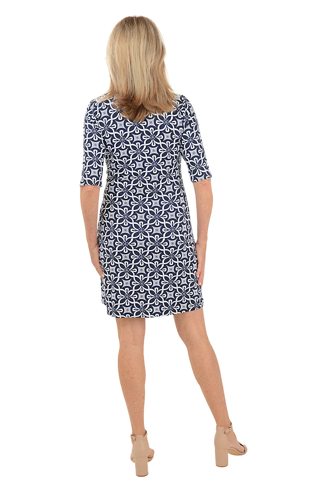 Braided Flowers V-Neck UPF50  Dress