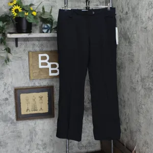 Calvin Klein Women's Modern Fit Trousers CSE3036O Dark Navy Blue Black 12
