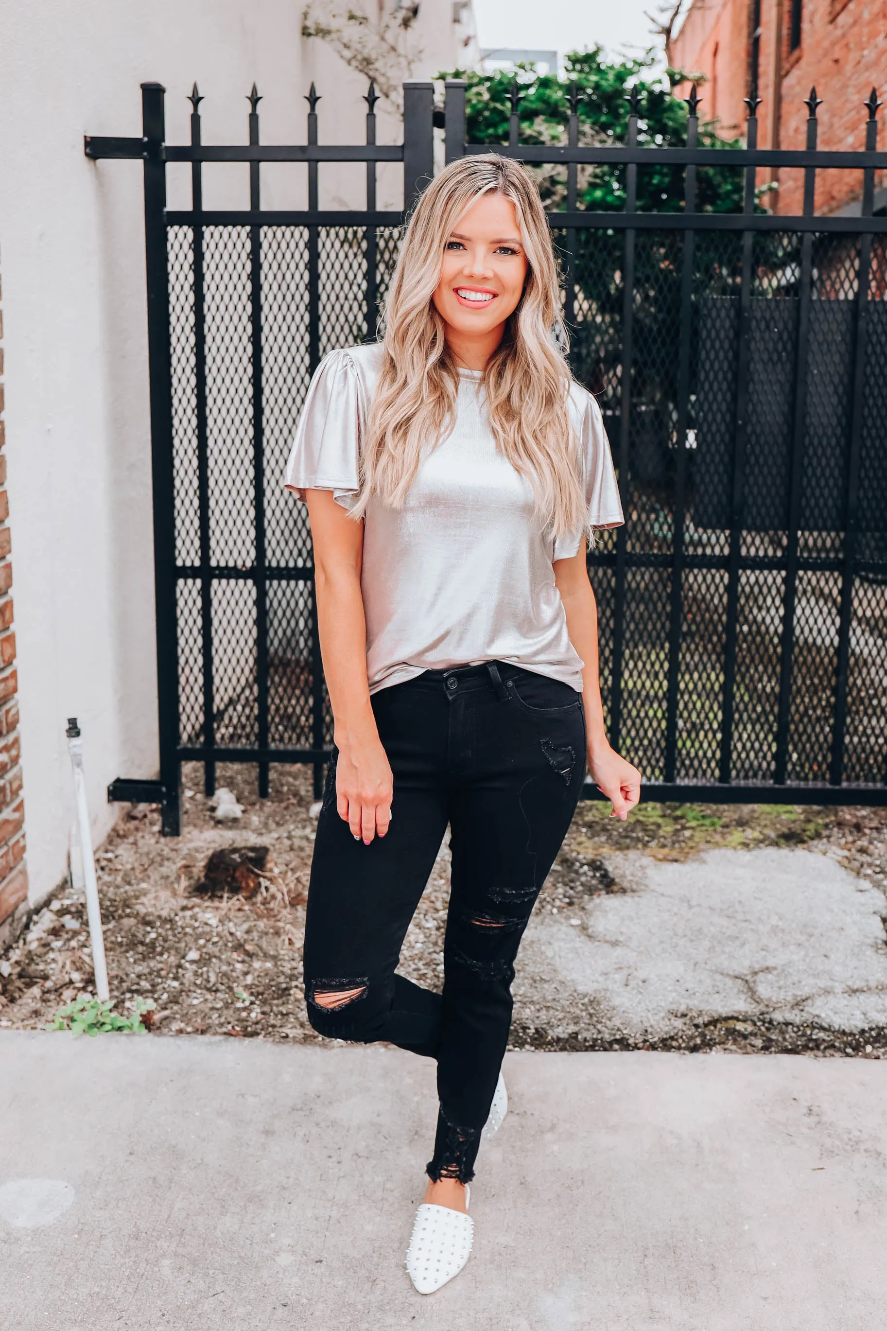 Celestial Occasion Top - Silver