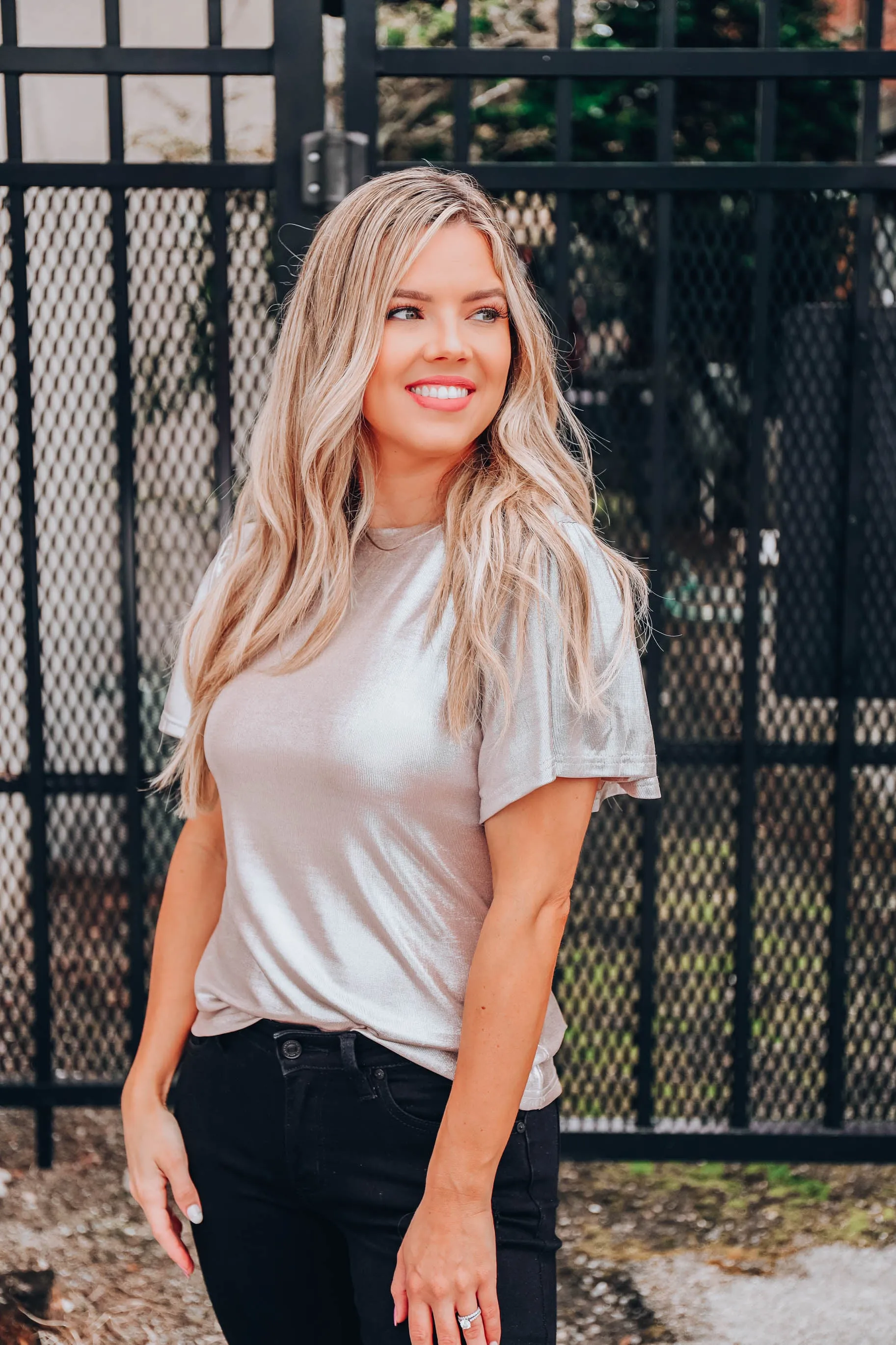 Celestial Occasion Top - Silver
