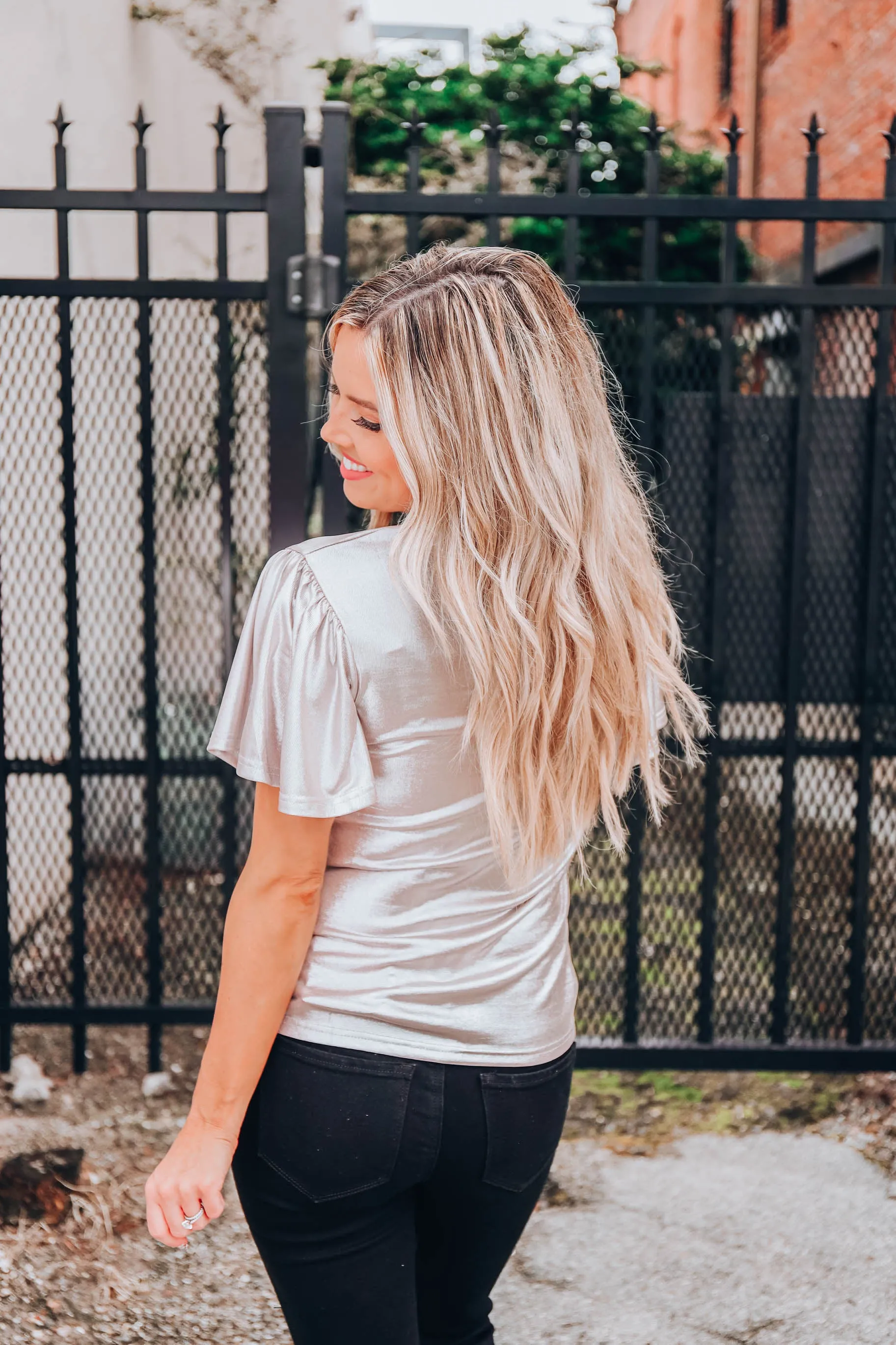 Celestial Occasion Top - Silver