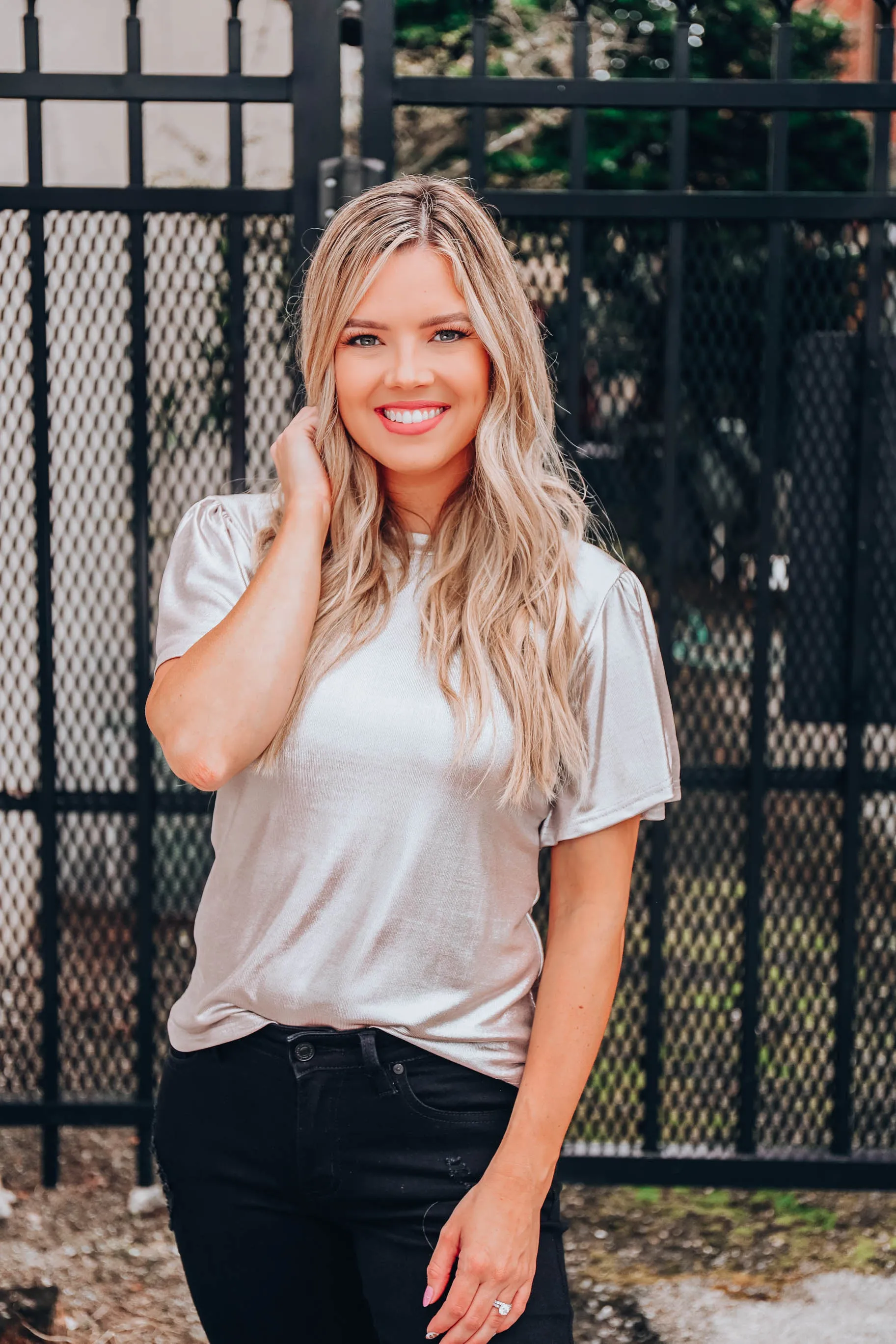 Celestial Occasion Top - Silver