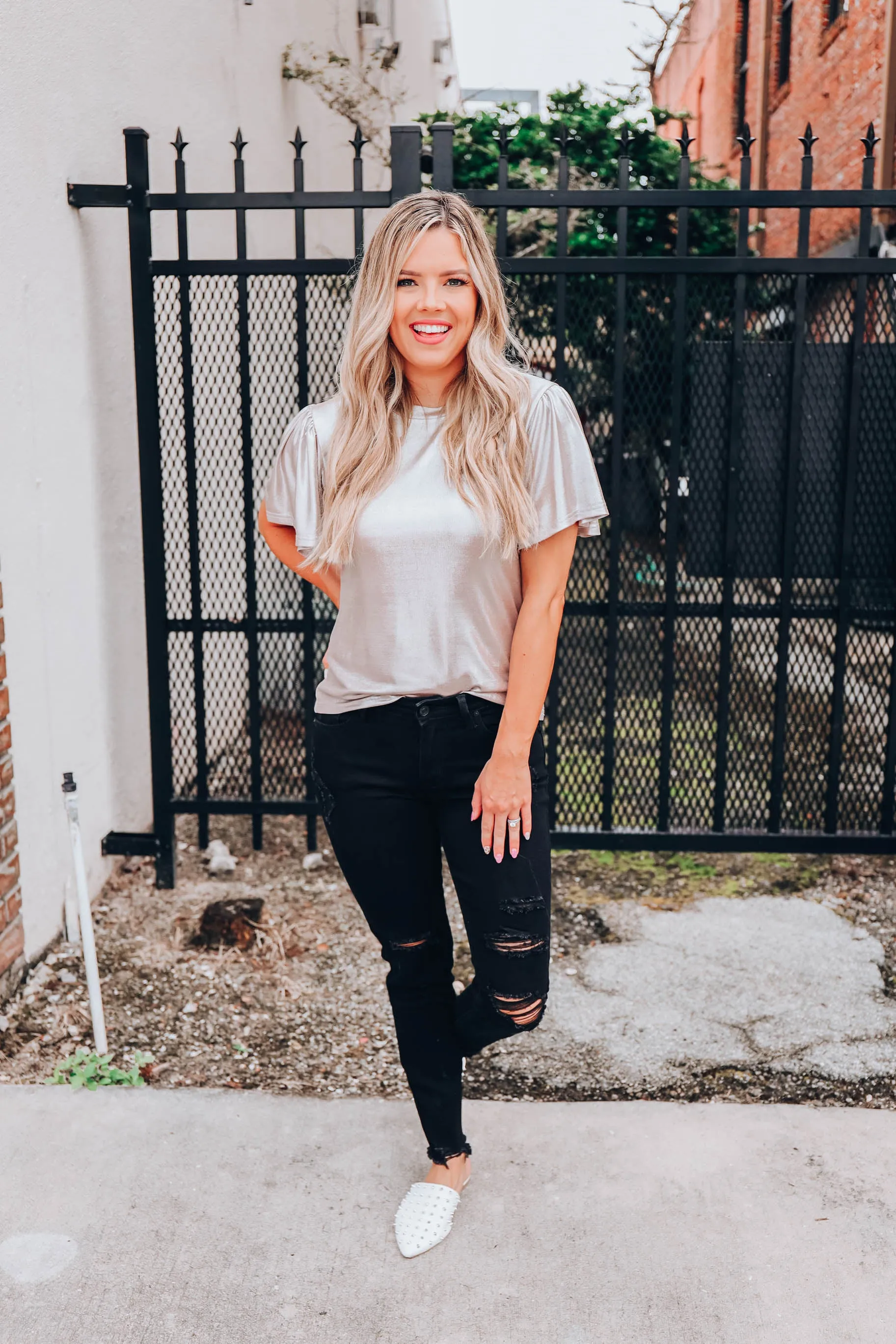 Celestial Occasion Top - Silver
