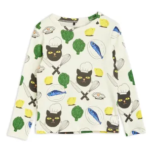 Chef Cat Aop Ls Tee