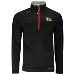 Chicago Blackhawks Reebok 2015 Center Ice Baselayer 1/4 Zip Playdry Pullover