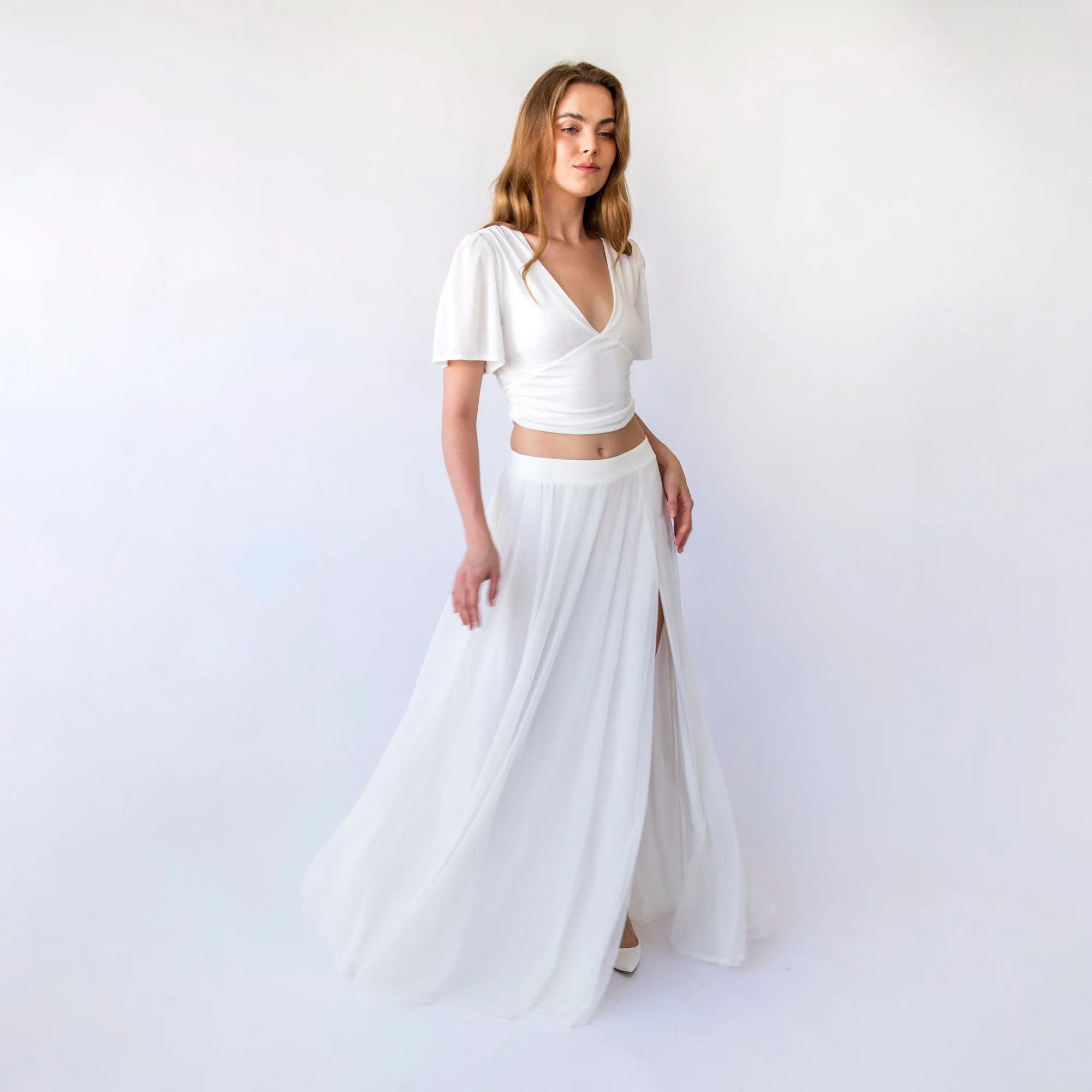 Chiffon Maxi Skirt #3046