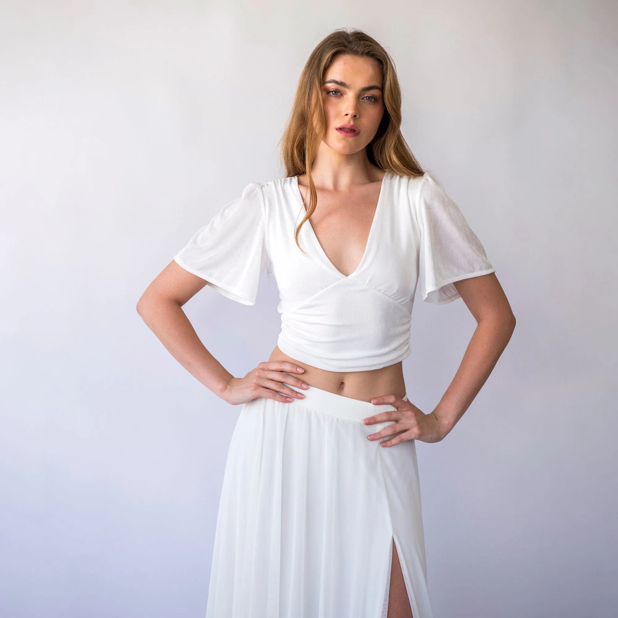 Chiffon Maxi Skirt #3046