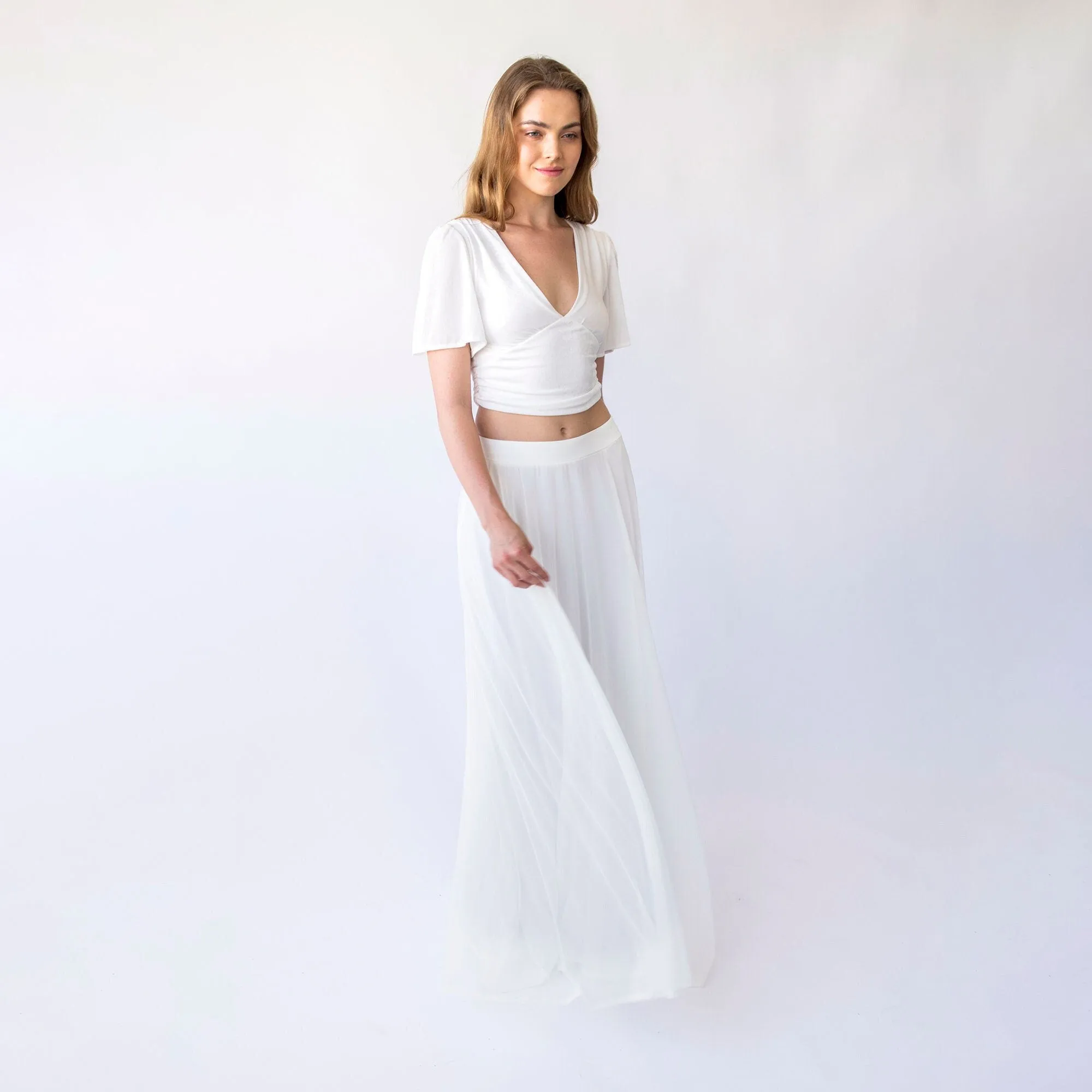 Chiffon Maxi Skirt #3046