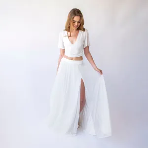 Chiffon Maxi Skirt #3046