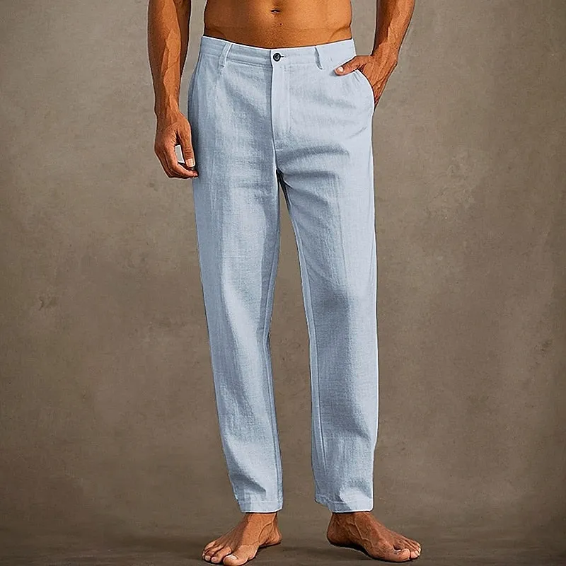 Chris - Linen Summer Pants for Men