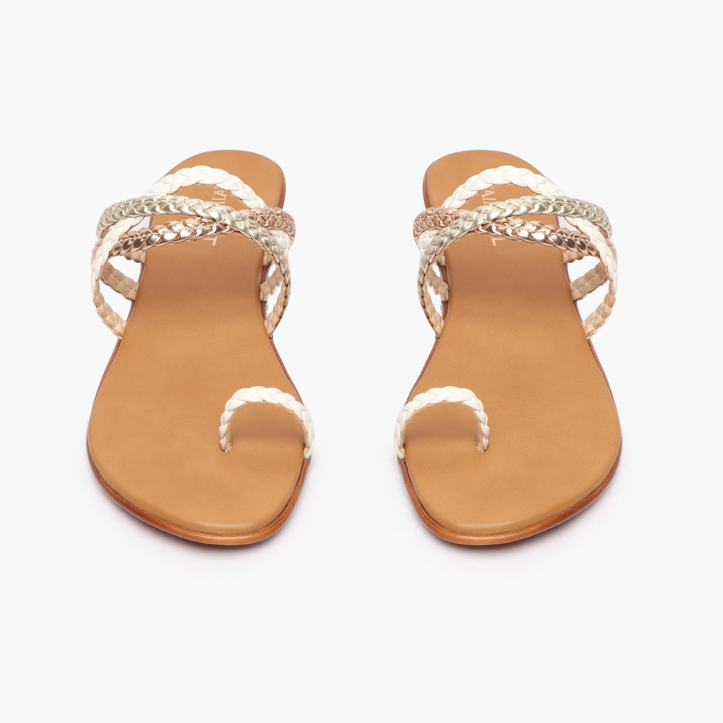 Criss Cross Braided Flats