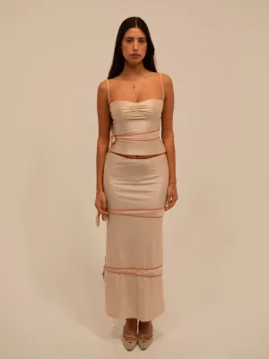 CUPCAKE SKIRT IN METALLIC