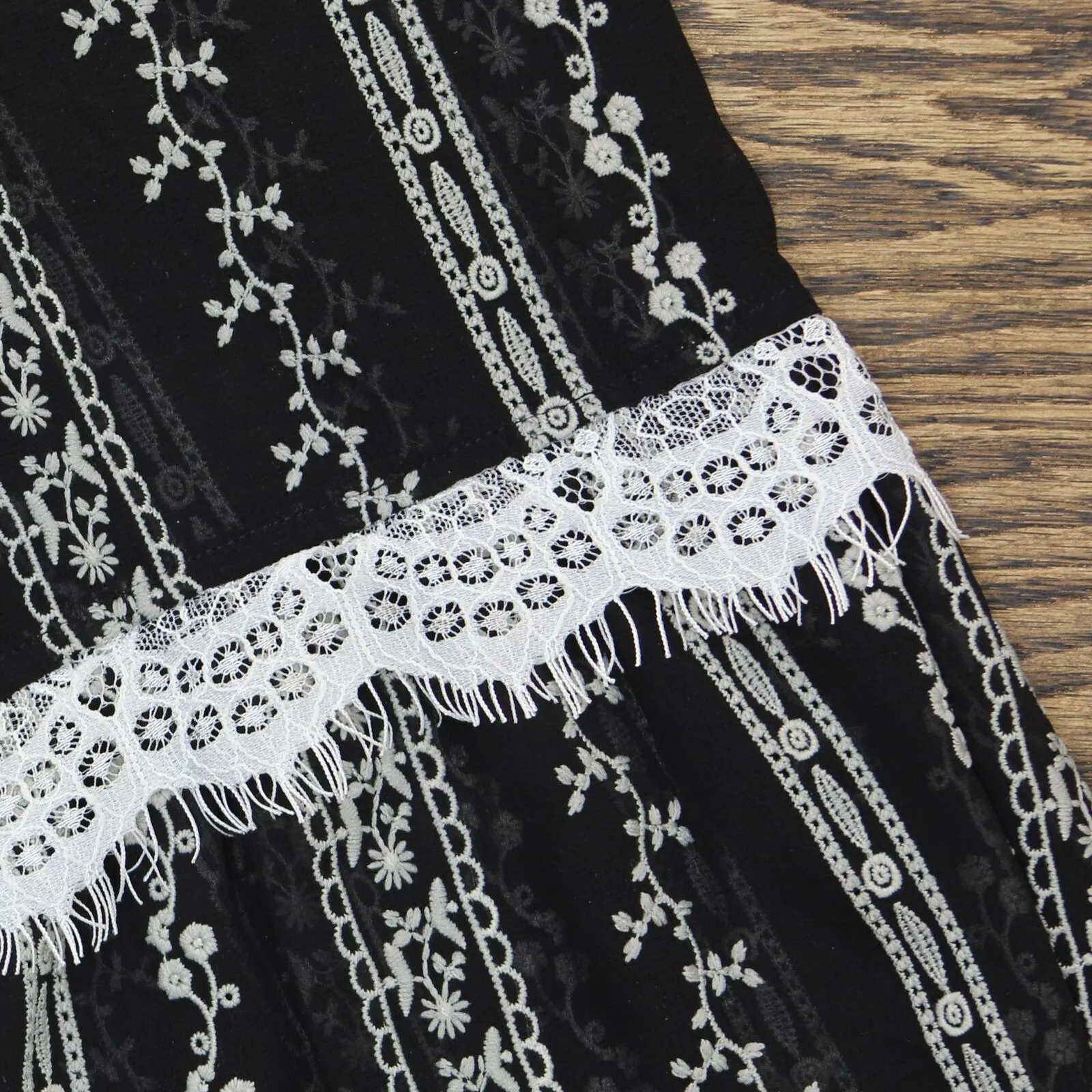 Curations Plus Size Lace Embroidered Blouse