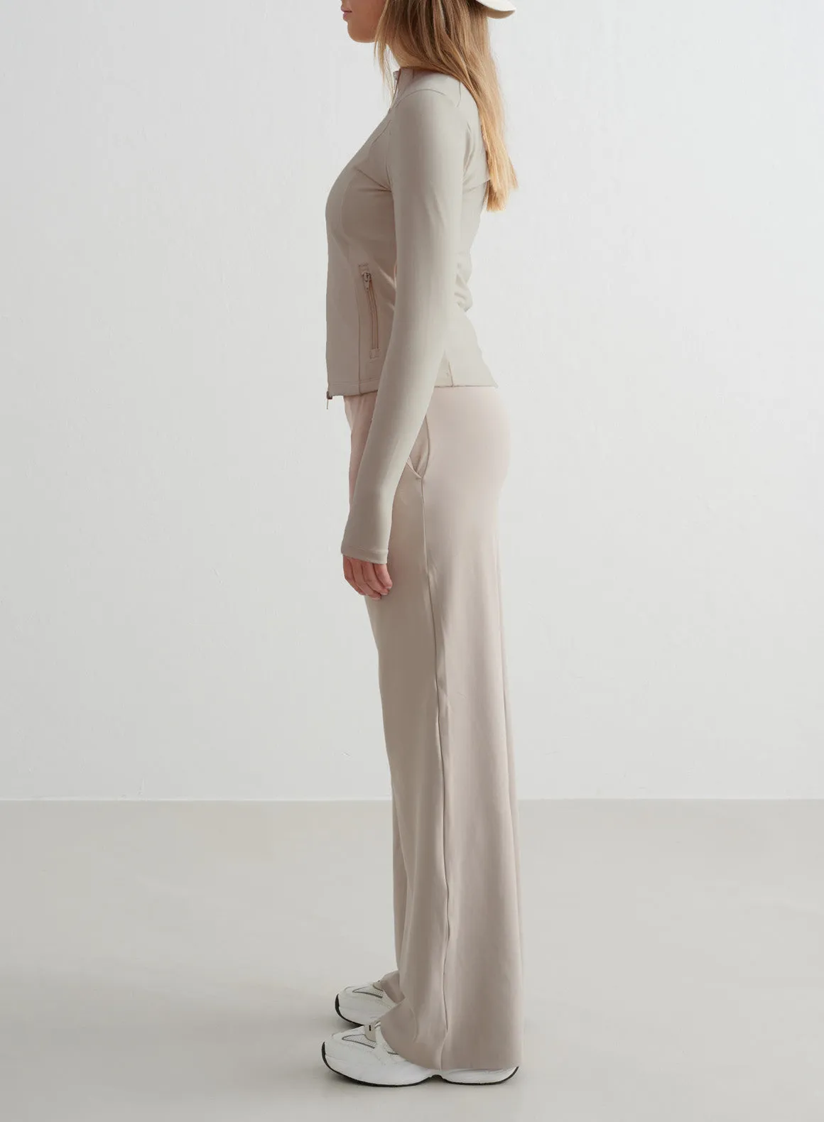 Dark Clay Sense Wide Pants